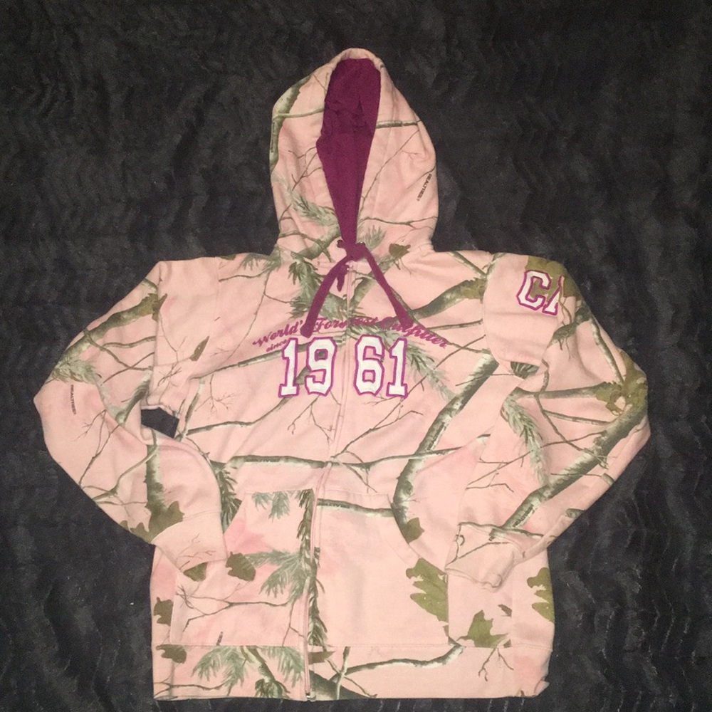 Cabela’s pink camo hoodie